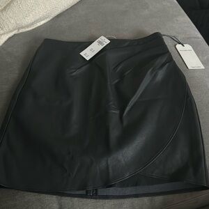 Leather Mini Skirt